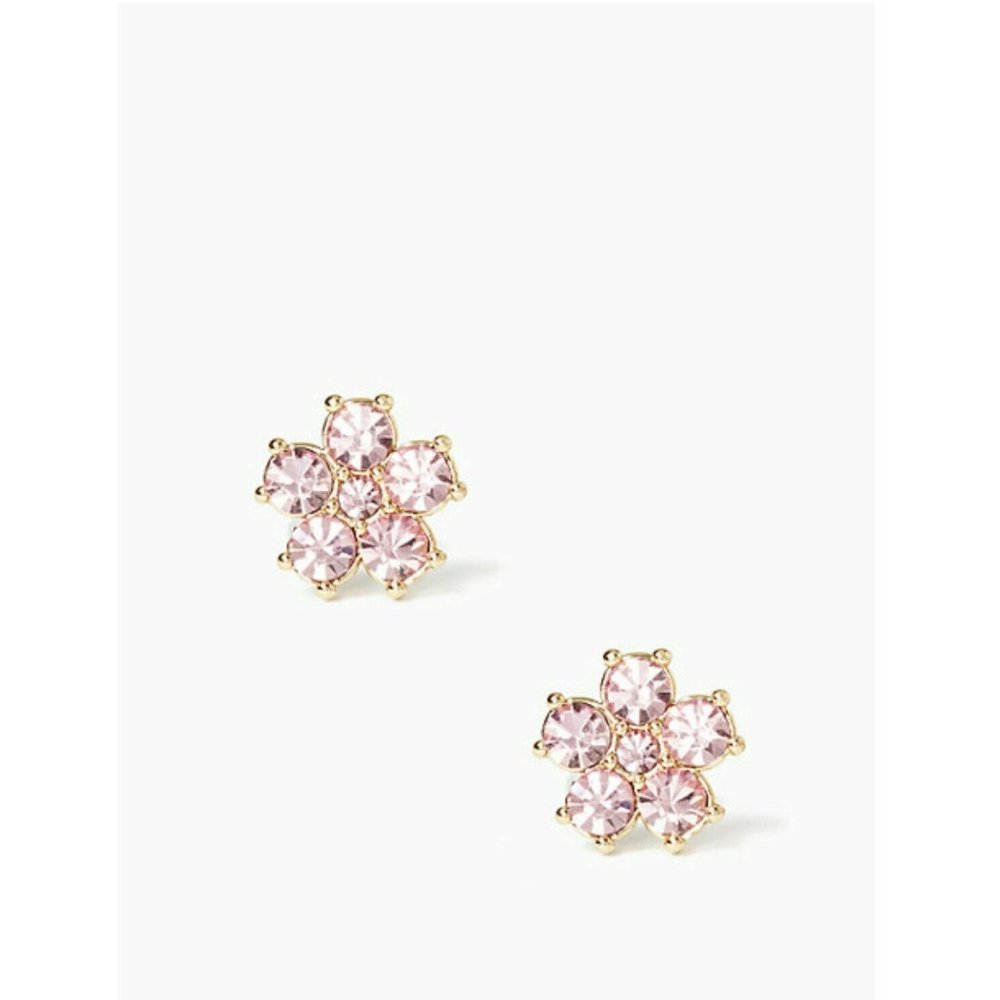Kate Spade Flower Studs Light Pink Sakura Floral NWT